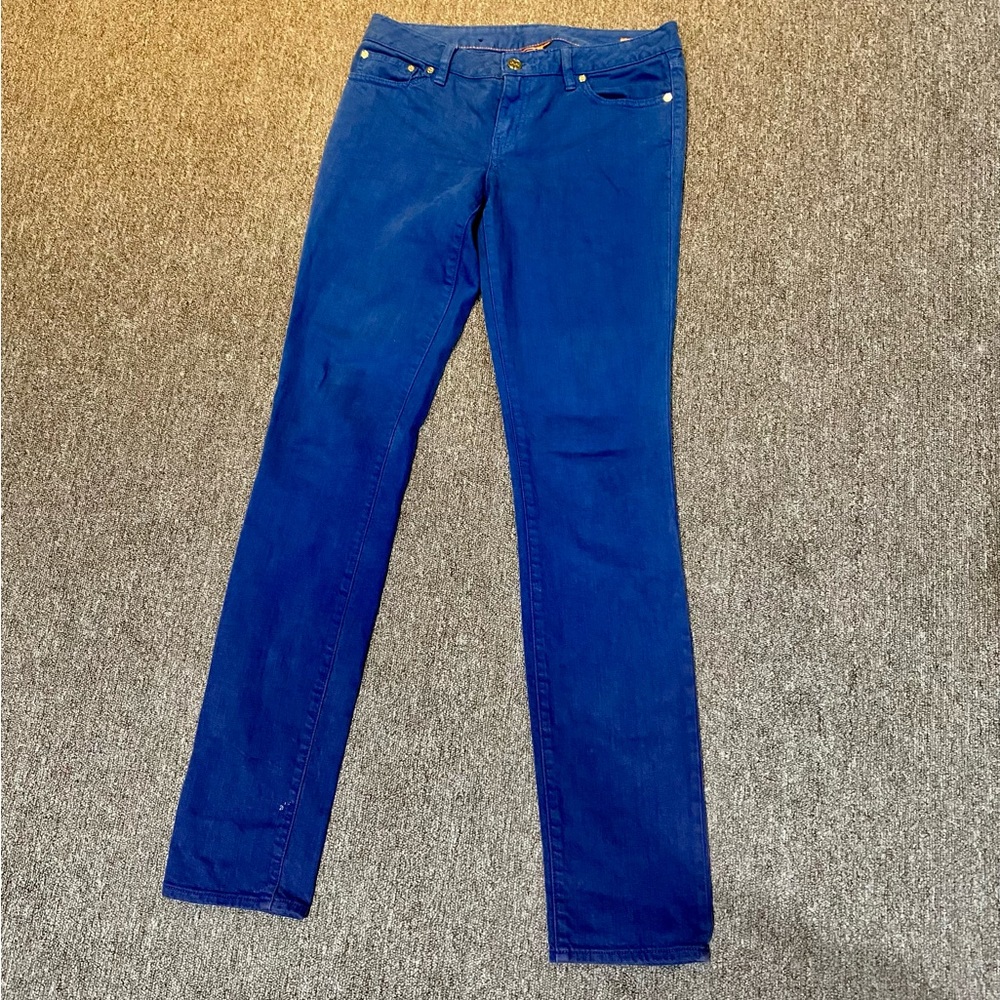 Tory Burch straight leg blue jeans size 29